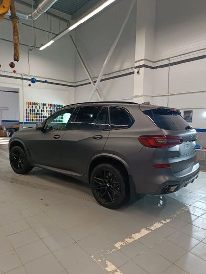 Пленка матовая серая графит Cold Gray Carbins