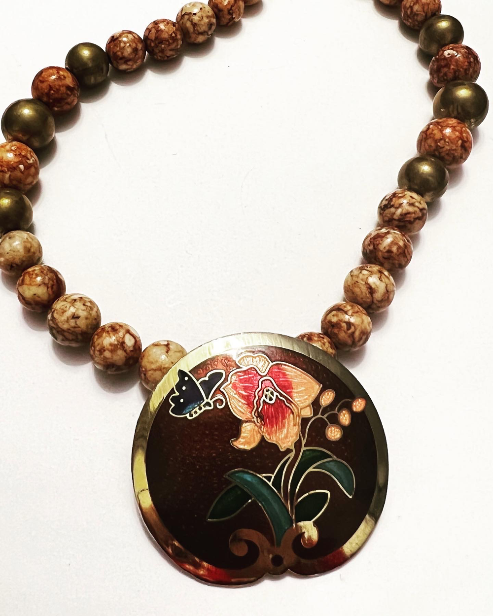 Крупное колье Cloisonné SITI
