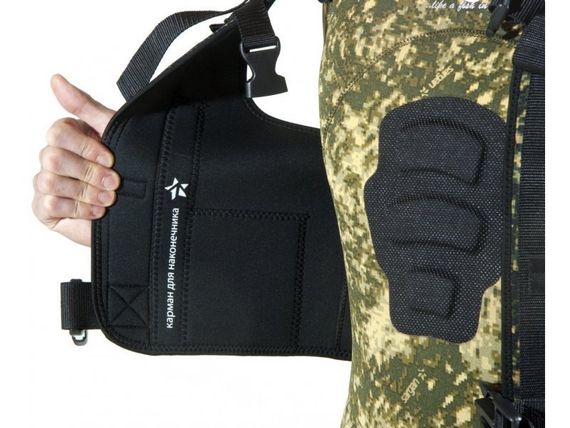 Гидрокостюм Sargan Урал камуфляж "Стрелолист" песчаный 3мм