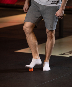 Мяч массажный GB-601 6 см, оранжевый