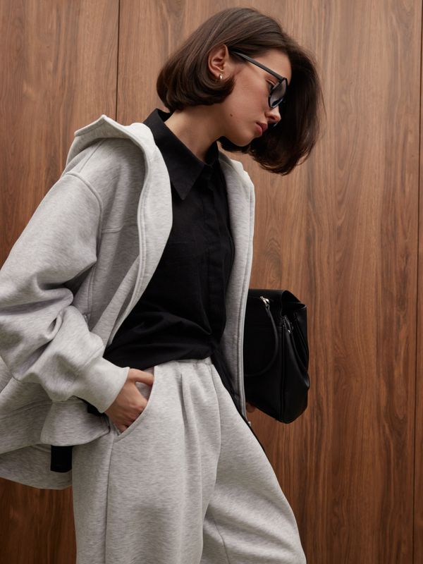 Рубашка с планками на рукавах 