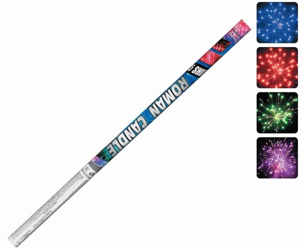 Римская свеча "Roman Candles" GWL-0009  5 залпов * 1"