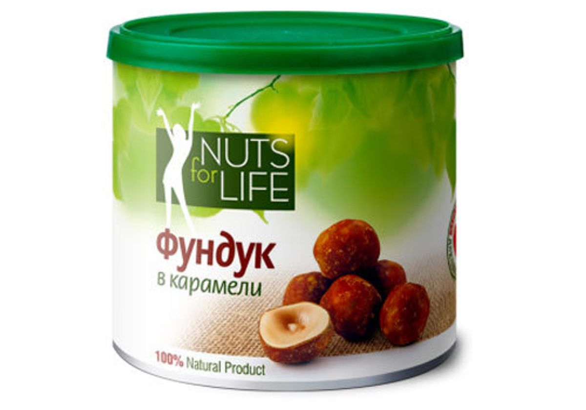 Фундук в карамели Nuts for Life, 115г