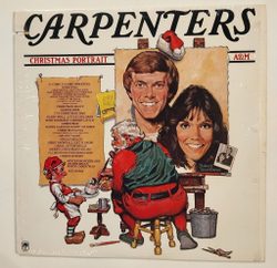 Винтажная виниловая пластинка LP Carpenters Christmas Portrait (USA 1985)