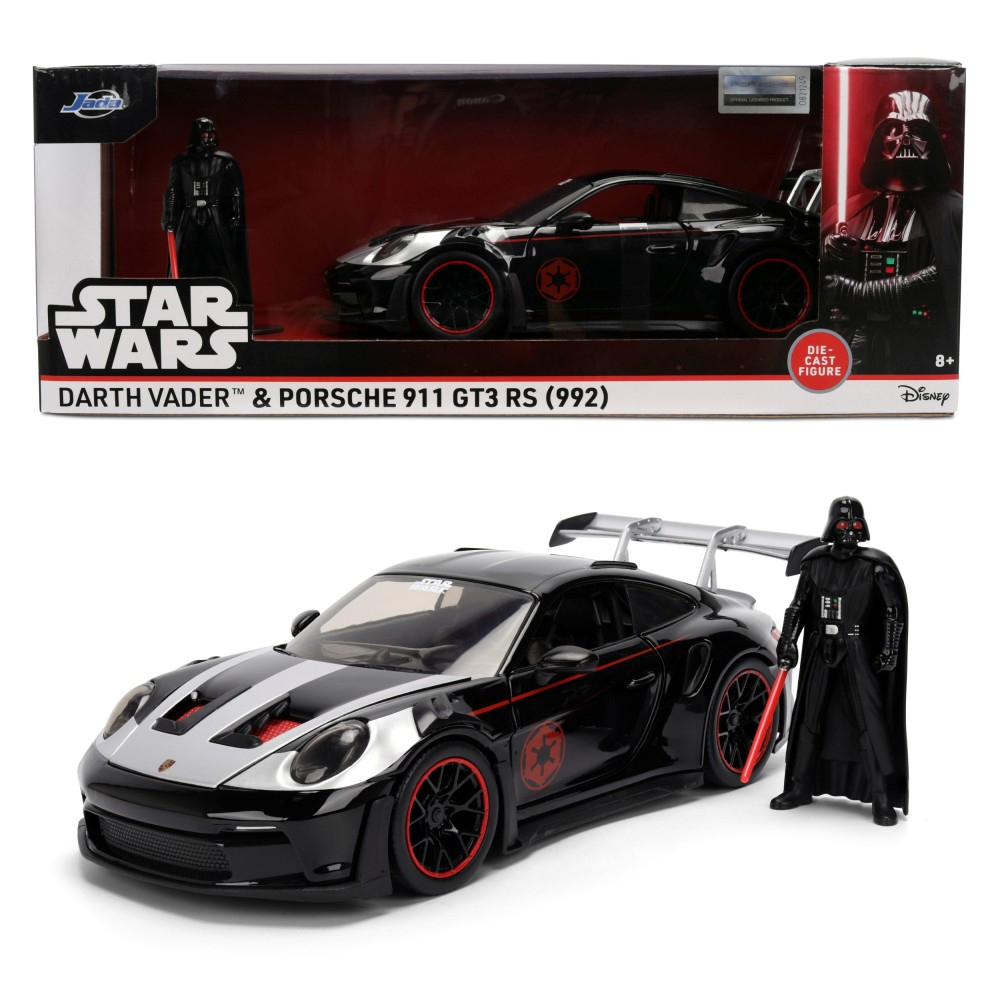 JADA Star Wars - Металлическая машина Porsche 911 GT3 RS 1:24 + фигурка Дарт Вейдер 3364773