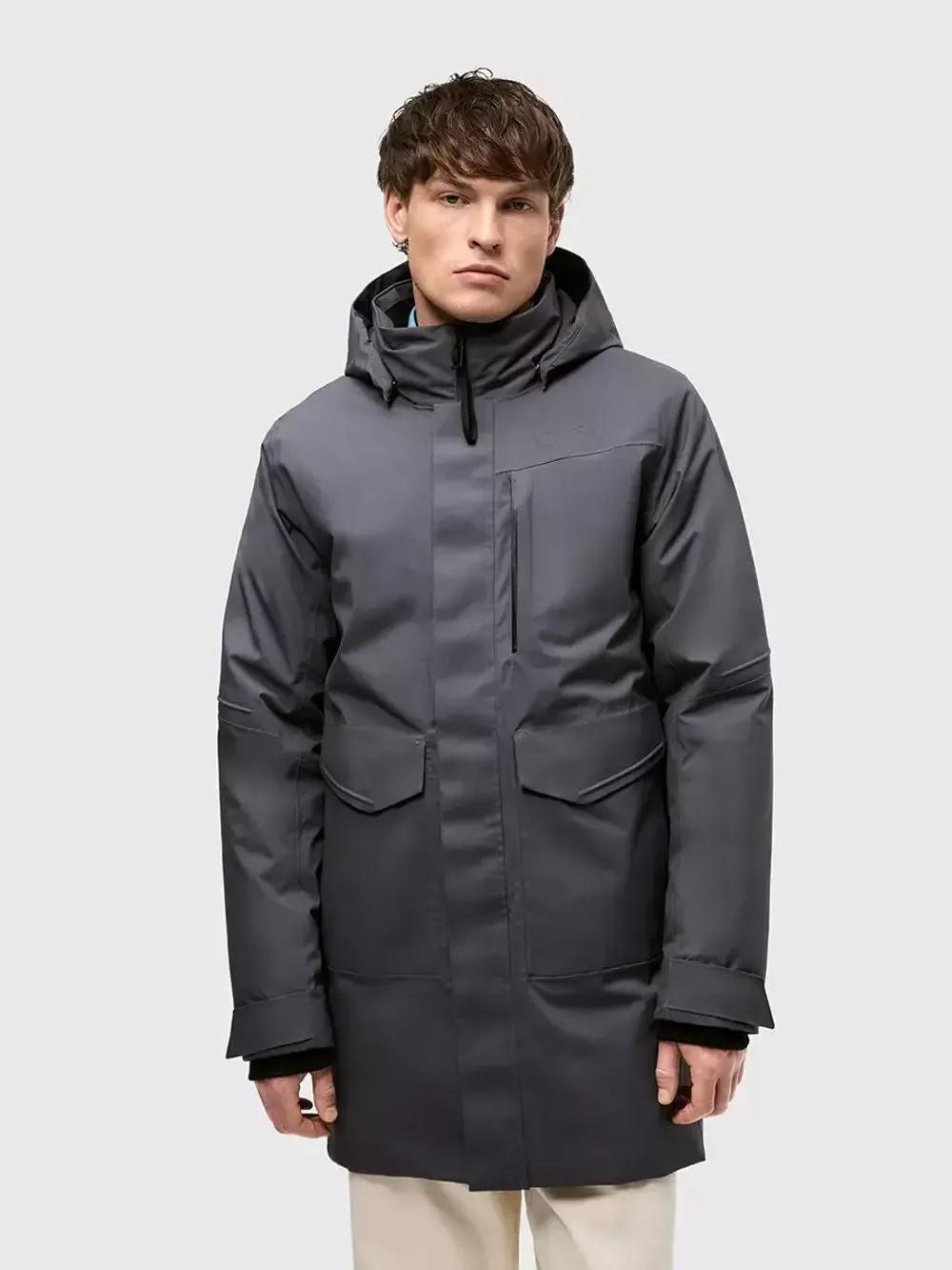 Парка мужская TIGIL NORPPA серый гравий