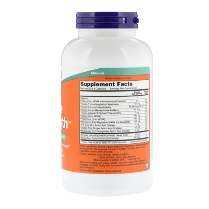 Комплекс для поддержки здоровья костей, NOW Foods Bone Strength, 120 капсул 2