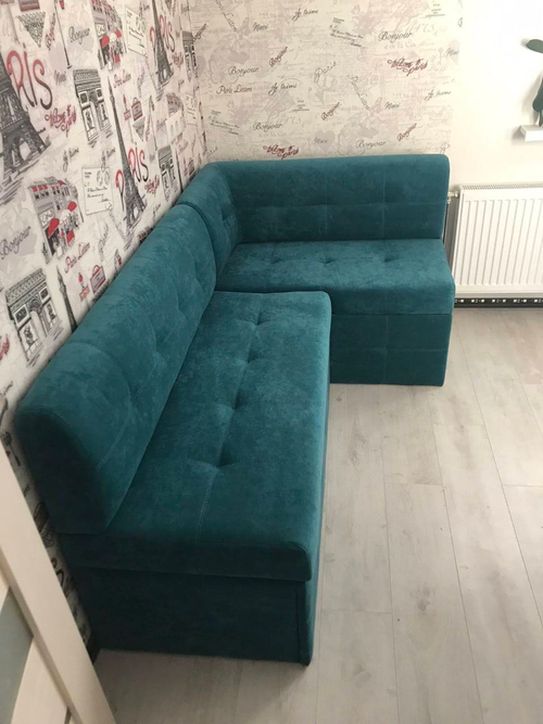 Диван угловой Лорд с прямым углом СП (синий)