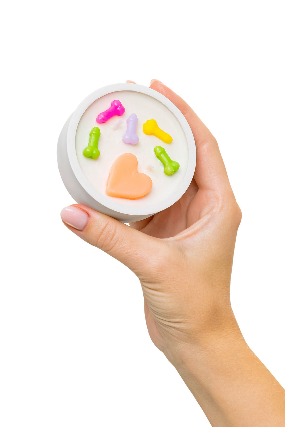 Интерьерная свеча «Романтический вечер» - 80 гр. (Цвет: белый)