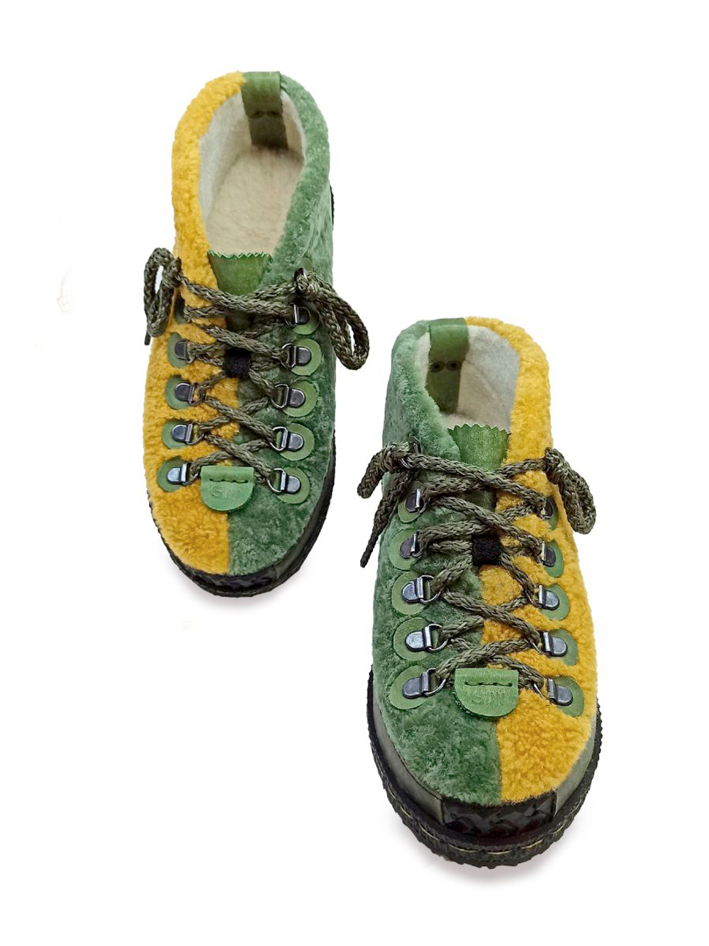 Ботинки меховые "Double Curly "