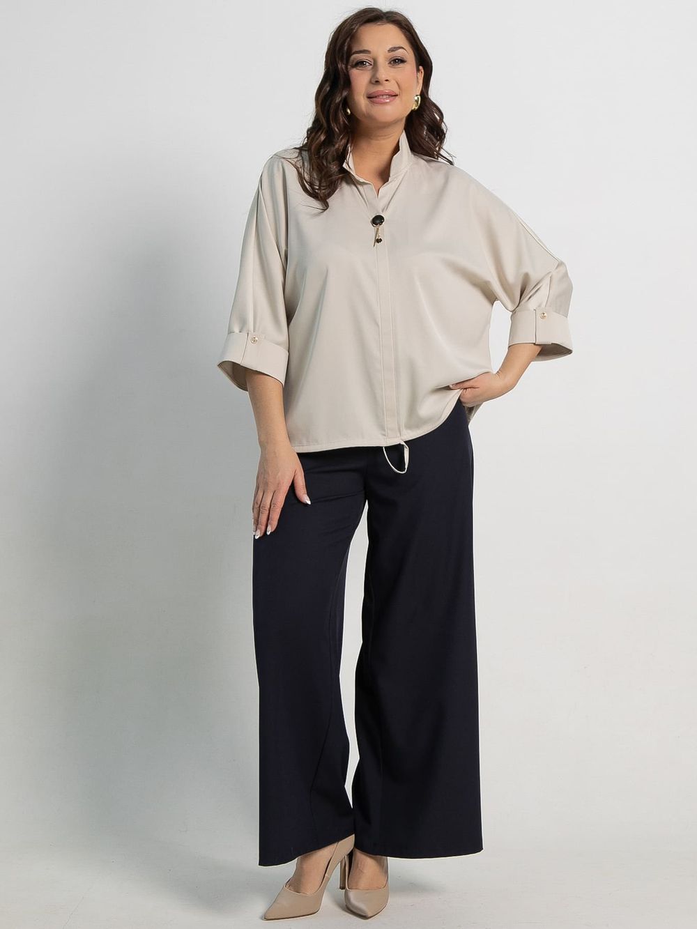 Блуза Серенада (бежевая) Б15111-24М LT Collection