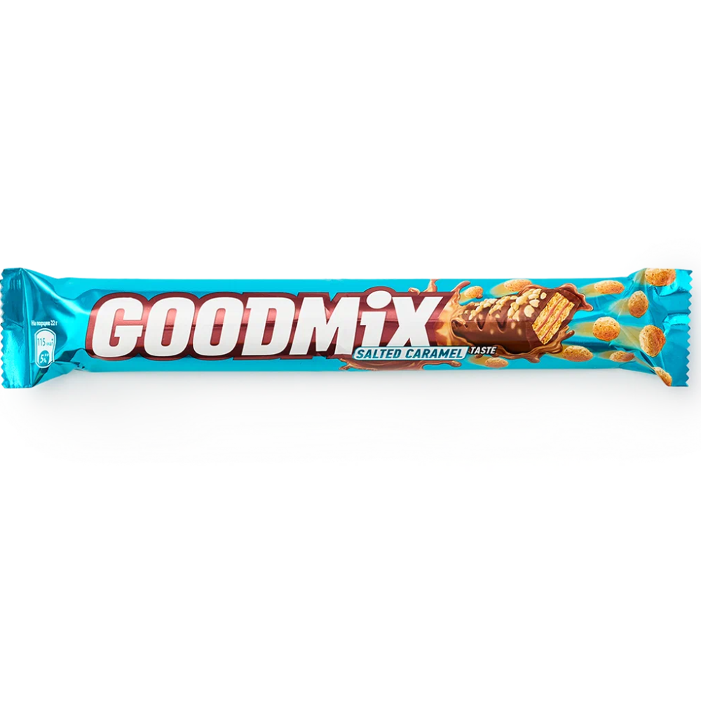 Батончик Goodmix со вкусом соленой карамели 44 гр