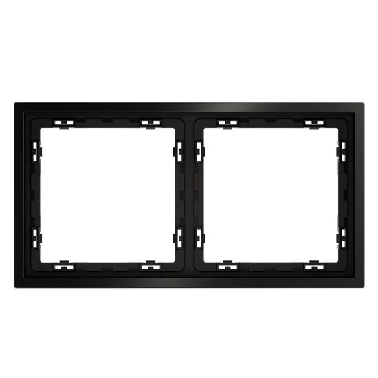 Рамка металлическая на 2 поста, S70 Metal (антрацит)