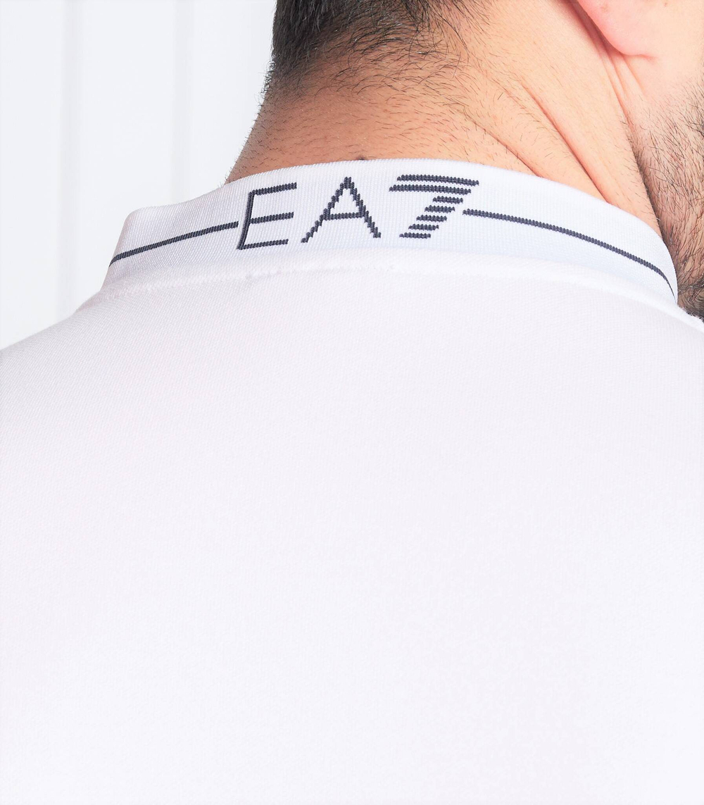 поло EA7 - белый(3RPF18 PJ04Z)