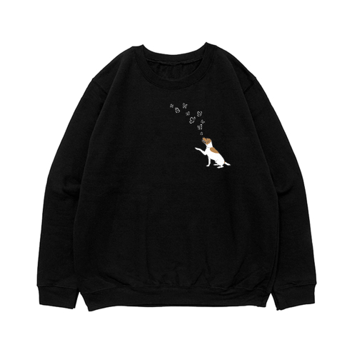 Свитшот "Джек Рассел и бабочки"