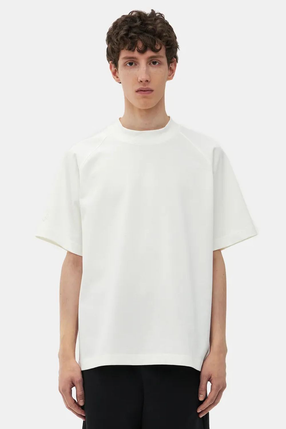 Футболка SHU свободная плотная белая