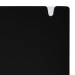 Тетрадь обложка пластик, А5 80 л., гребень мягкий, вырубка для ручки, клетка, BRAUBERG, черный, 405376