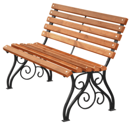 Скамейка садовая «Дачная» сосна 2,0м, тик