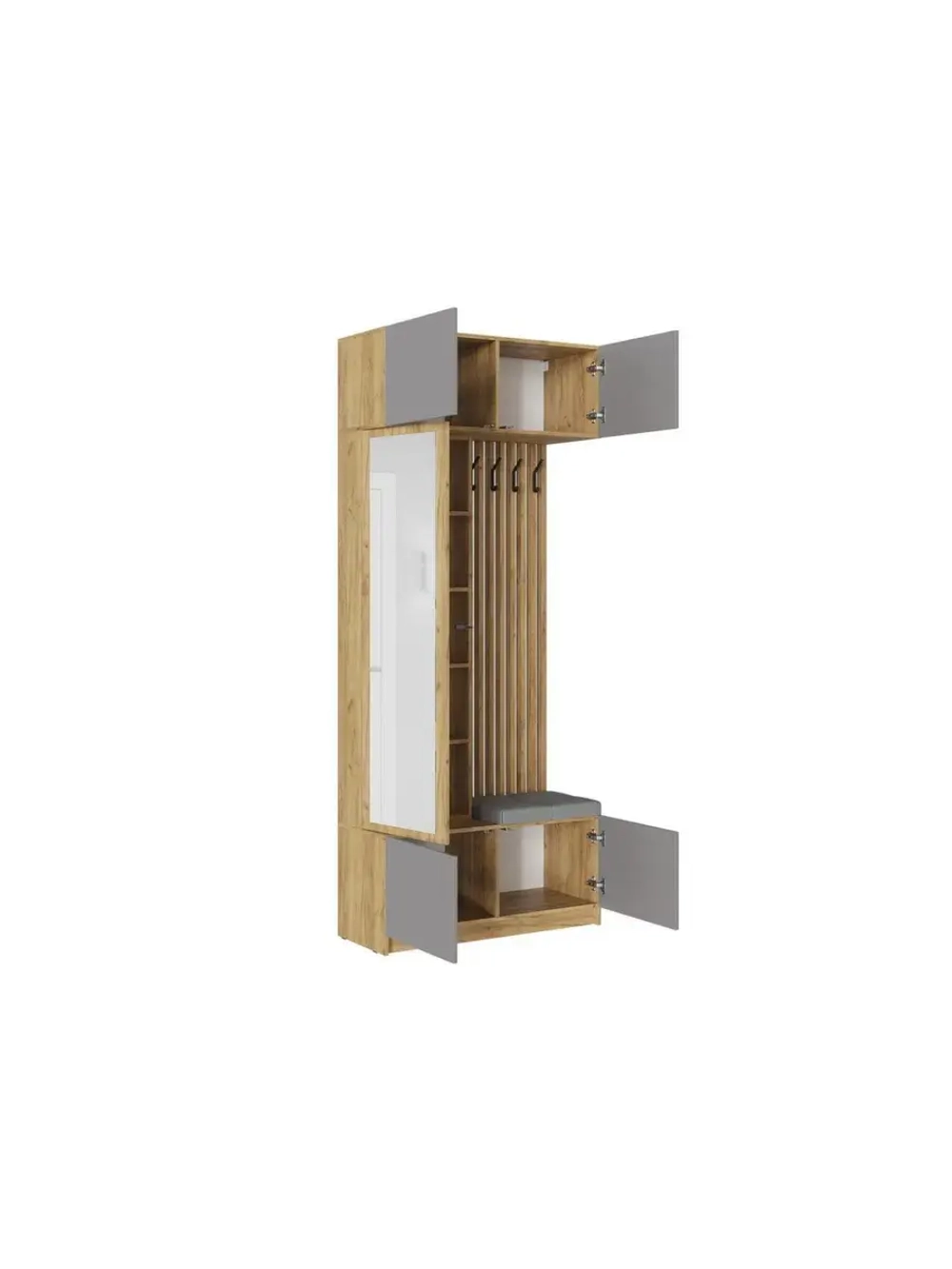 Прихожая с зеркалом комплект мебели 100х41,4х236 см