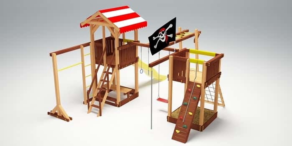 Деревянная детская площадка Савушка "4 сезона" - 8