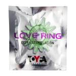 Зеленое гелевое эрекционное кольцо-солнце 1,5см ToyFa Basic 818004-7