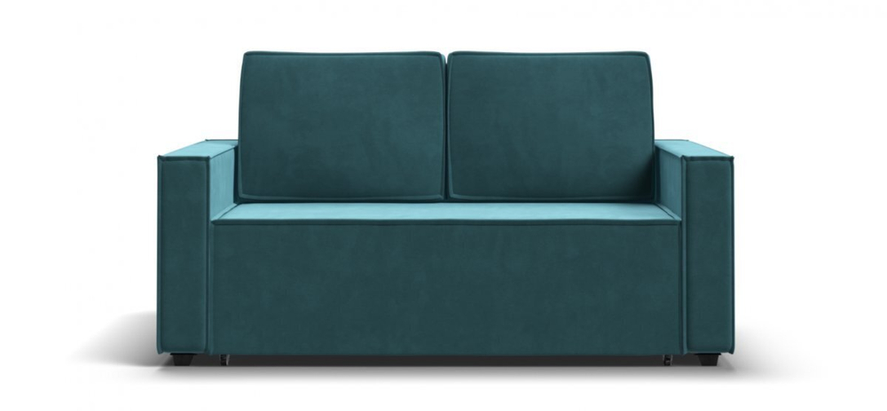 Диван Норд двухместный Велюр Монолит зеленый