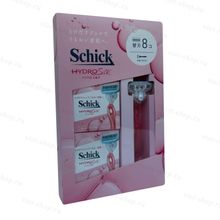 Японская бритва Schick Hydro Silk для женщин и 8 сменных кассет