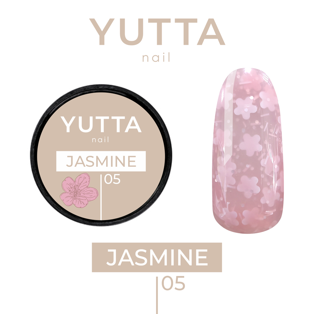 Yutta, Декоративный гель Jasmine 05, 5g