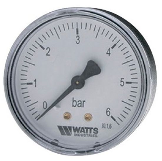 Манометр аксиальный Watts F+R100 (1/4", 10 бар, 63 мм.) 10008096