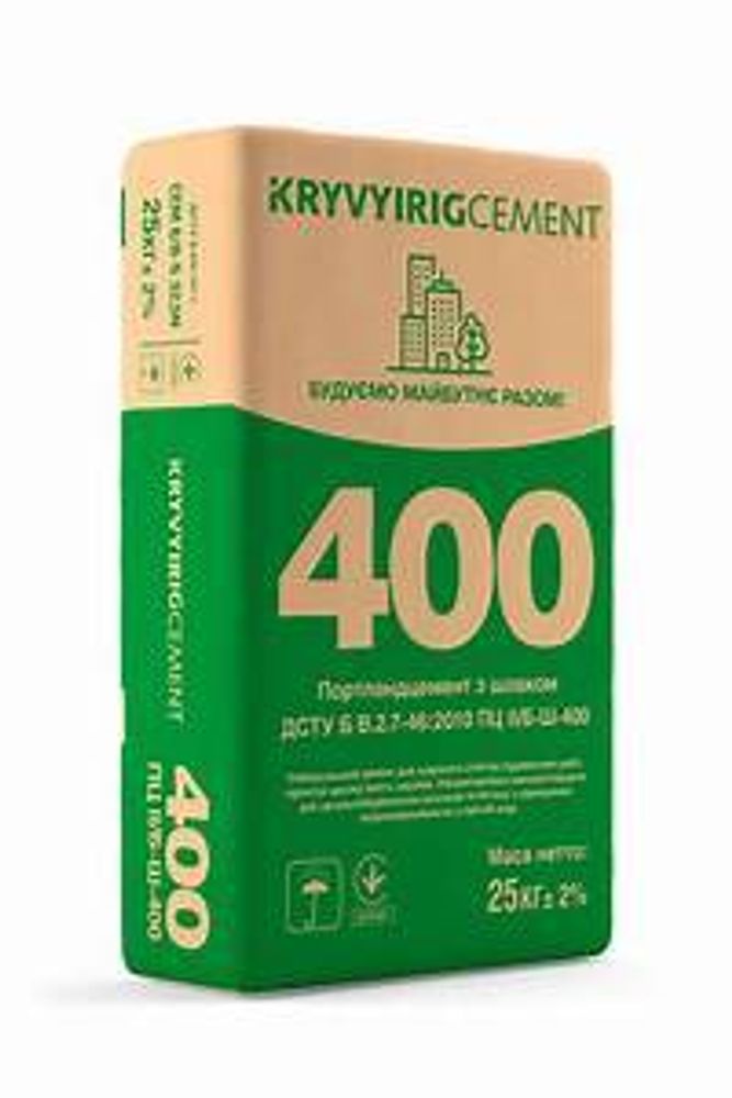 Цемент М-400 25 кг Портландцемент.
