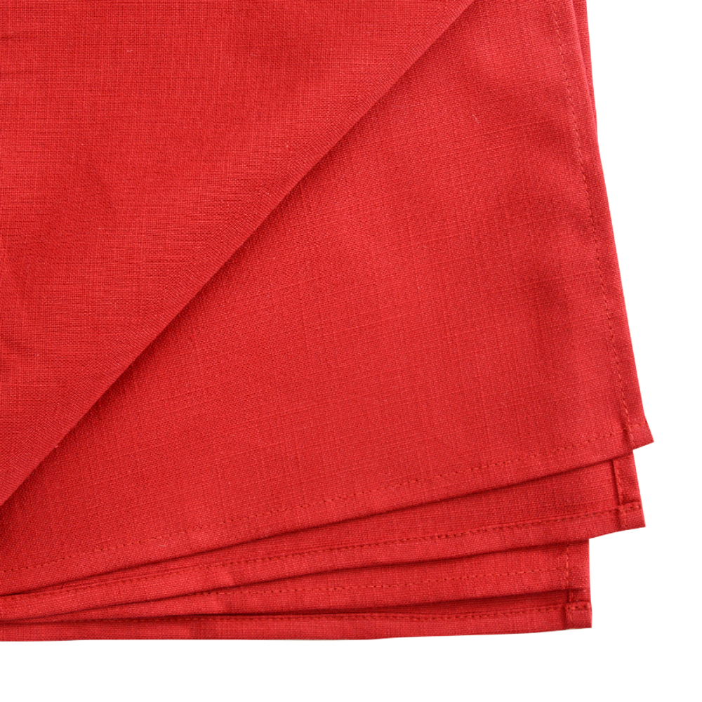 Скатерть на стол из хлопка красного цвета Russian North, 150х250 см