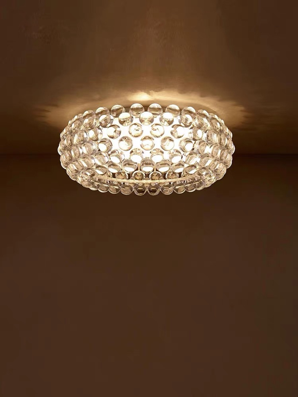 Ceiling design lamp CABOCHE piccola by Foscarini (Clear)