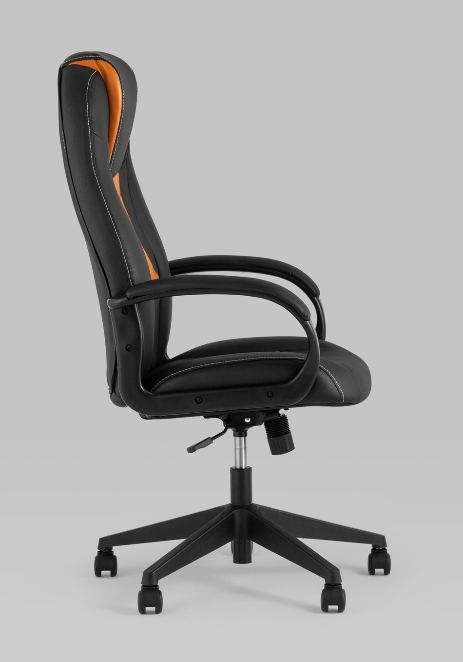 Кресло игровое TopChairs ST-CYBER 8 черный/оранжевый