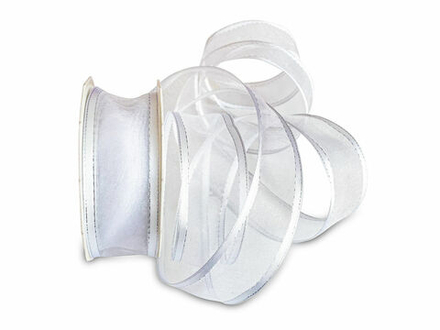 Лента-органза с атласным край 2,5см*25яр