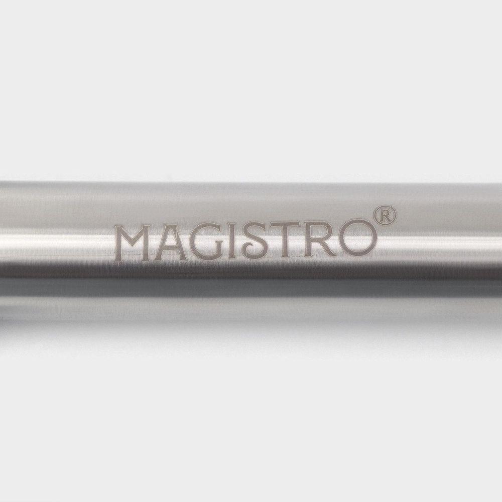 Рыбочистка Magistro Solid, нержавеющая сталь, цвет хромированный