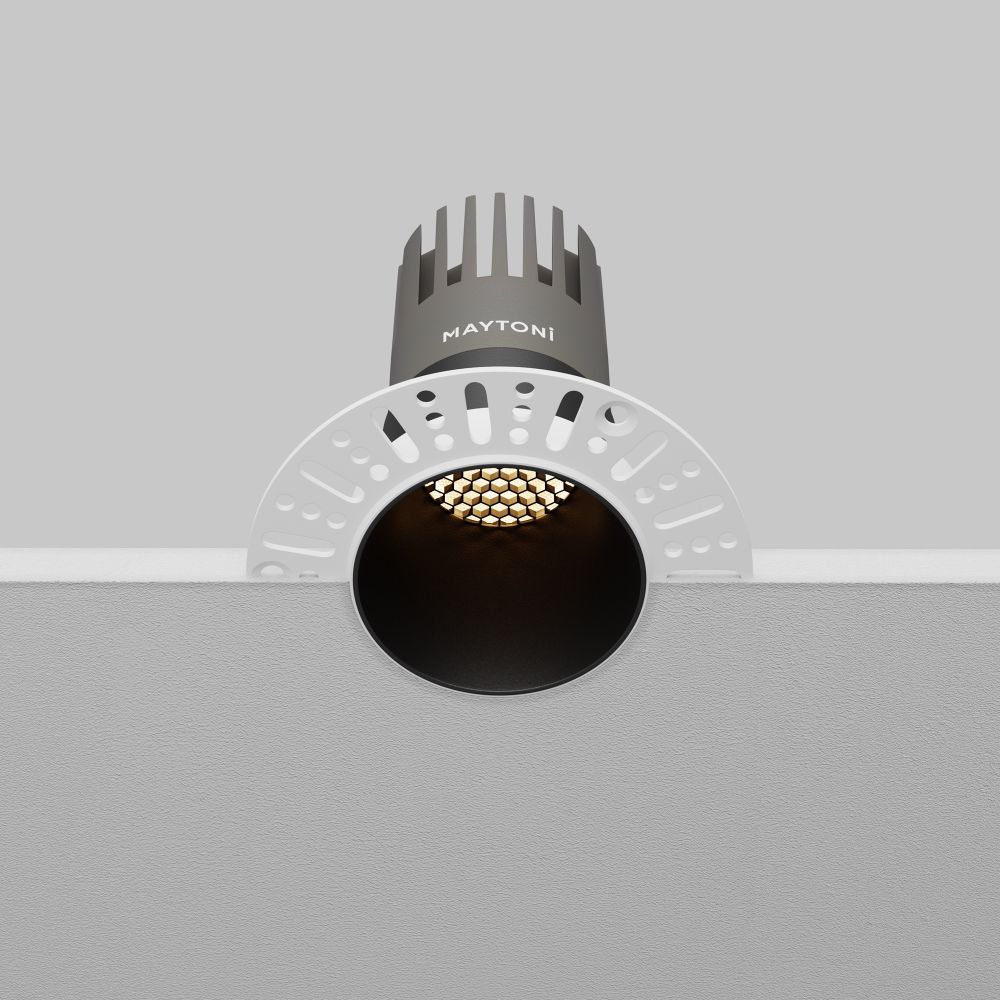 Светильник встраиваемый светодиодный Maytoni   DL120-10W-3K-TRS-B