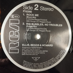 Винтажная виниловая пластинка LP Ellis, Beggs and Howard Big Bubbles, No Troubles (Germany 1989) 45 RPM Maxi Single