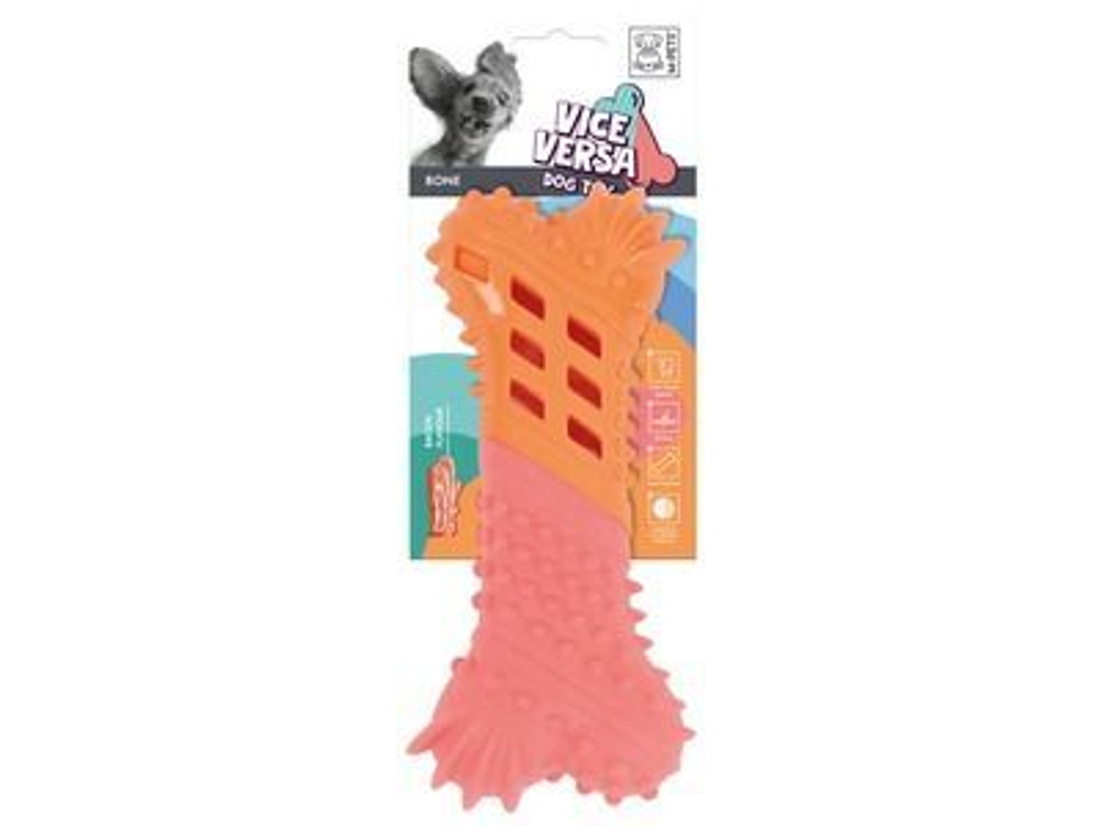 M-PETS Косточка для собаки с запахом бекона для лакомств Вайс Верса, 5.08x10.16 x 22.35 см