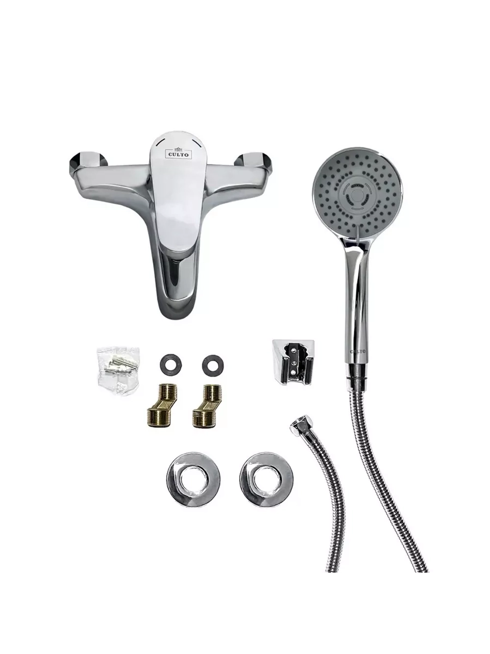 Смеситель для ванны с коротким изливом и лейкой EXTREME