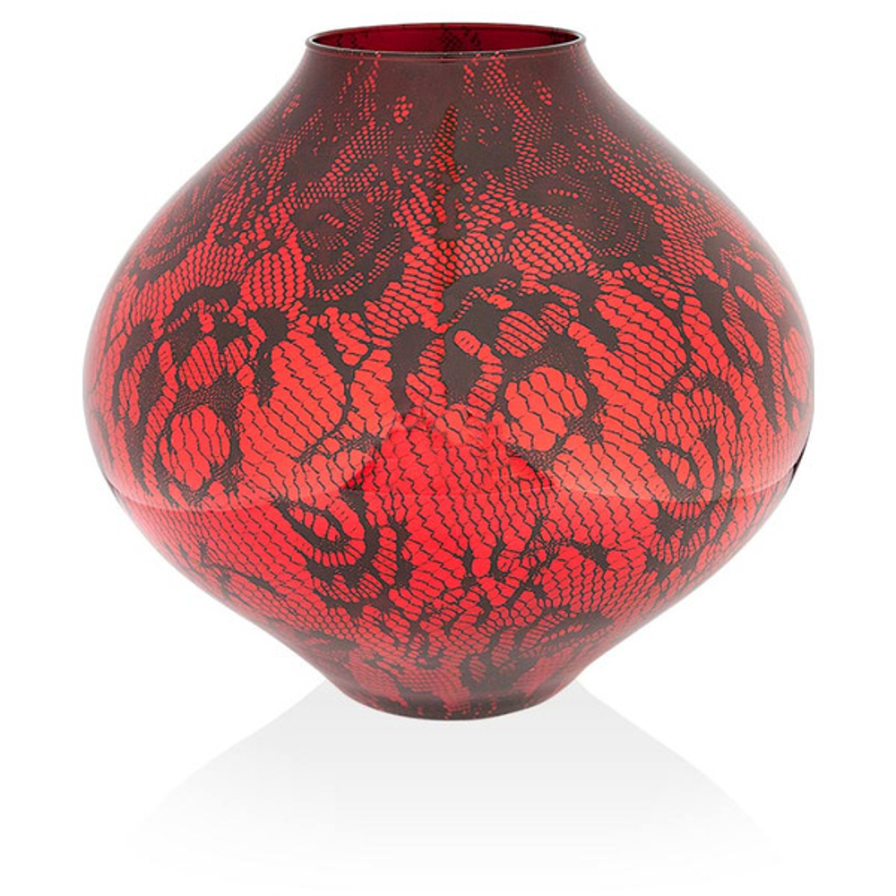 Ваза IVV Флореаль 22.5см красная