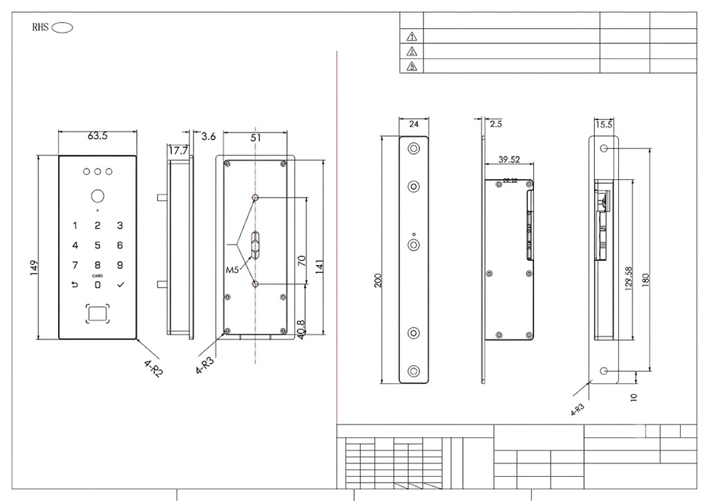 Электронный считыватель-контроллер MyLock ML-08