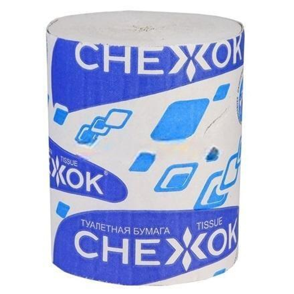 Туалетная бумага "Снежок Эконом" (без втулки) (50 шт.)