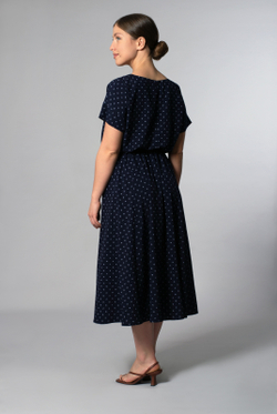 Платье женское 3989зп, т.синий алфавит #176Атс053989зп