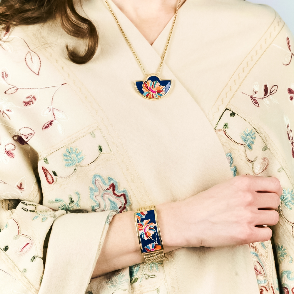 Браслет Fiore Luna на металлическом ремешке CB13600-2