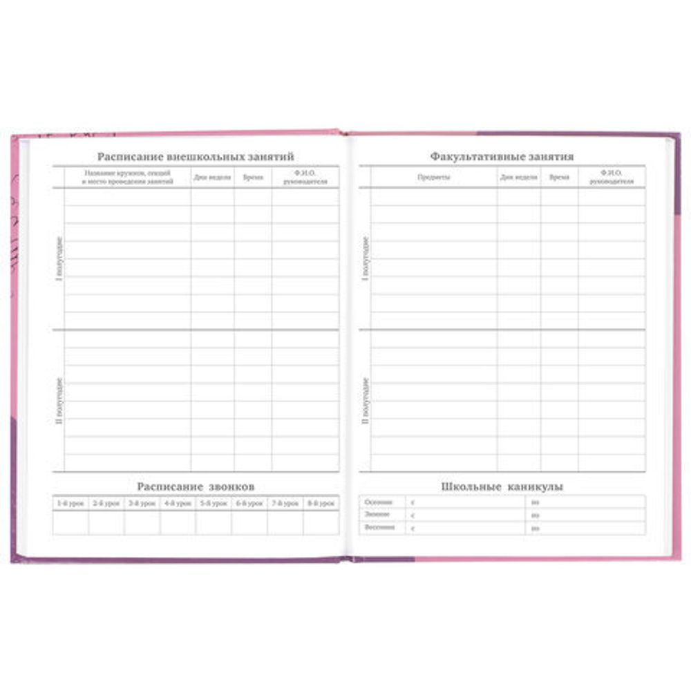 Дневник 5-11 класс 48 л., твердый, BRAUBERG, глянцевая ламинация, с подсказом, "Сладкая Жизнь", 106400