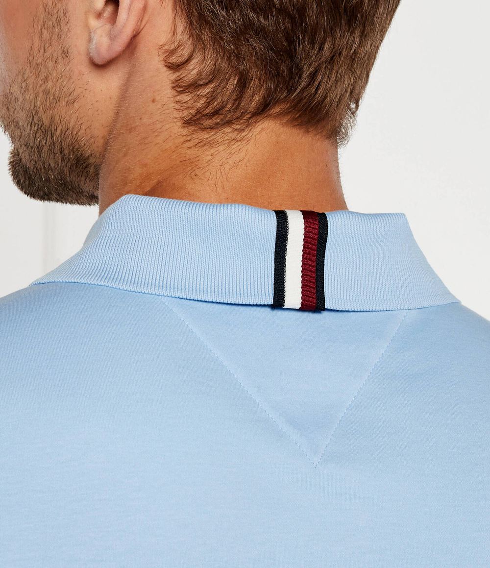 Поло Tommy Hilfiger - голубой(MW0MW34783)