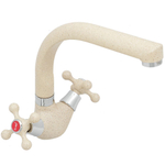 Смеситель для кухни, Frap, с кран-буксой, беж, F5408-21
