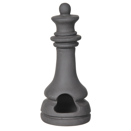 CLOXY Декорация Шахматная фигура Ферзь черный, 8*8*17 см