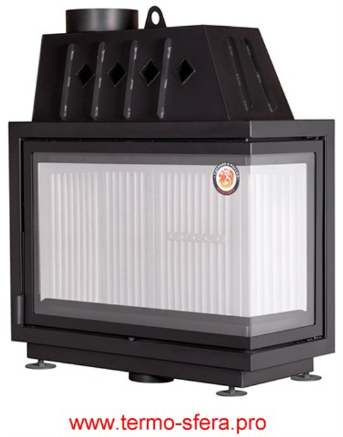 Каминная топка Экокамин Альфа 1000 R два стекла правая