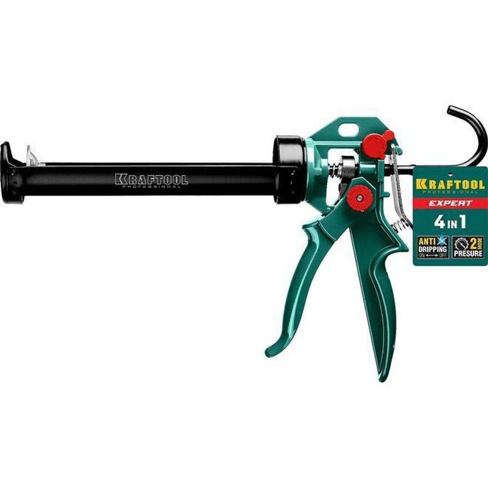 KRAFTOOL 310 мл, cкелетный поворотный пистолет для герметика Professional 4-in-1 06675